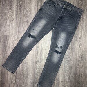 Ksubi Jeans Van Winkle Washed Black Size 34